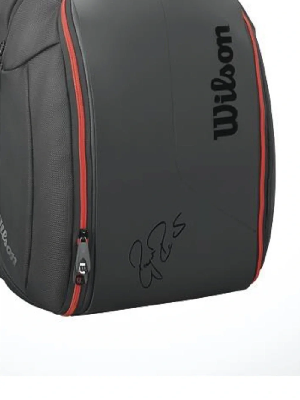 Wilson Black Backpack with Red Trim